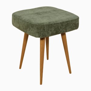 Sgabello Mid-Century in teak, Polonia, anni '70
