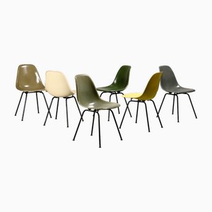 DSX Side Chairs by Charles and Ray Eames for Herman Miller, 1960s, Set of 6