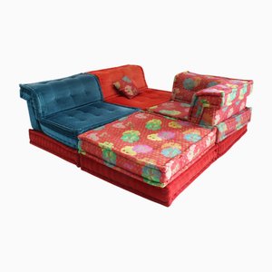 Mah Jong Sofa von Hans Hopfer & Kenzo Takada für Roche Bobois, 1980er, 11 Set