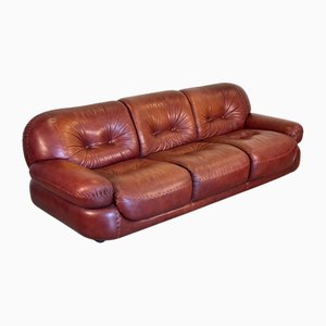 Sapporo Model Leather Sofa by Mobilgirgi, 1970s