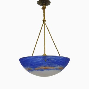 Art Nouveau Ceiling Light by GV de Croismare, France, 1920s