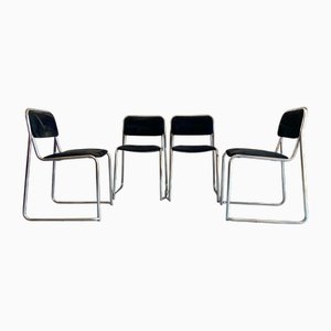 Italienische Esszimmerstühle, 1970er, 4 . Set