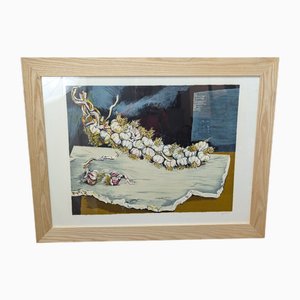Renato Guttuso, Knoblauch, 1980er, Lithographie