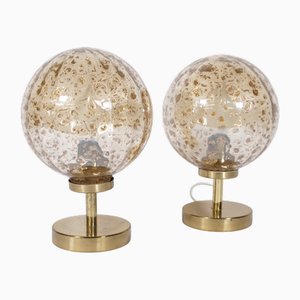 Kugelförmige Tischlampen von Gino Sarfatti, 1960er, 2er Set