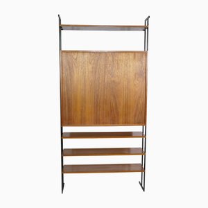 Libreria in teak, anni '60