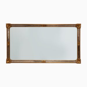 Large 20th Century Baroque Rectangle Gilted Mirror from Deknudt, Belgium, 1980s