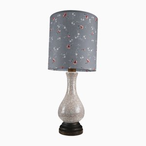 Lampada da tavolo Mid-Century moderna craquelé attribuita a Pieter Groeneveldt, Paesi Bassi, anni '60