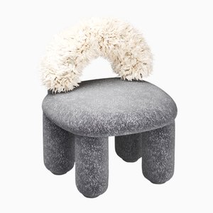 Chair Arcy Crop in Gray by Alter Ego Studio