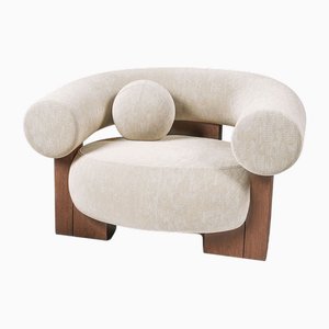 Fauteuil Cassette Blanc par Alter Ego Studio