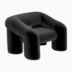 Armlehnstuhl Cuby in Schwarz von Alter Ego Studio