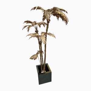 Modèle Palm Trees à Trois Troncs avec Feuilles de Maison Charles, 1960s