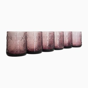 Art Deco Murano Glasses by Mariana Iskra, Set of 6