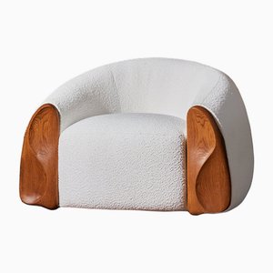 Armchair Lines in White by Alter Ego Studio