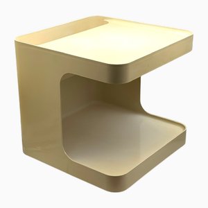 Italian Beige Novodur Plastic Bar Cart by Marcello Siard for Longato, 1970s