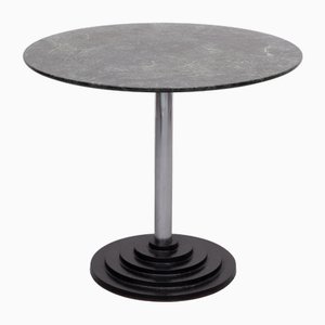 Round Green Marble Dining Table, Italy, 1980s