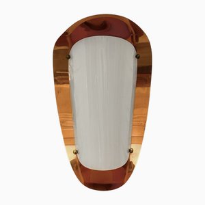 Lampada da parete modernista di Karlskrona Lampfabrik, Svezia, anni '60