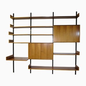 Vintage Modular Walnut Shelving System from WK Möbel, 1960s