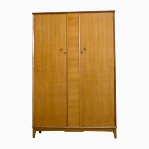 Vintage Walnut Wardrobe by Alfred Cox for Heals, 1950s