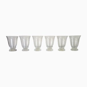 Bicchieri da acqua modello Kim della metà del XX secolo di Daum, set di 6
