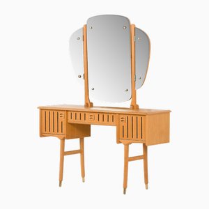 Coiffeuse Scandinave en Chêne dans le style de Henning Kjaernulf, 1970s