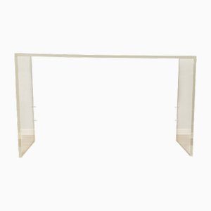 Bureau en Verre Acrylique, 1960s