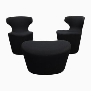 Mini Butterfly Lounge Set by Naoto Fukasawa for B&b Italia / C&b Italia, Italy, 2010s, Set of 3