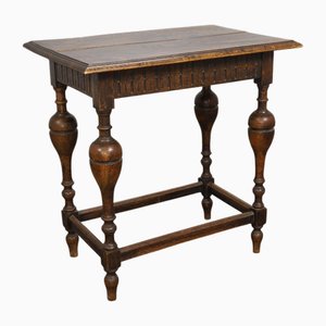 Rectangular Oak Side Table