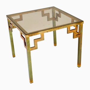 Französischer Vintage Messing Couchtisch, 1960