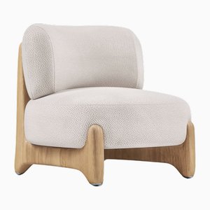 Tobo Armchair in White by Alter Ego Studio