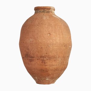 Large Antique Terracotta Olive Jar Urn, 1920s
