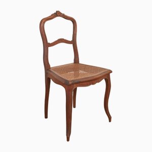 Chaises de Chambre Antique en Rotin, France, Set de 2