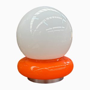 Lámpara de mesa vintage naranja