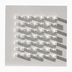 Diana Torje, City Lights, 2025, Holz & Acryl auf Leinwand