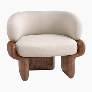 Lucky Armchair in White by Alter Ego Studio