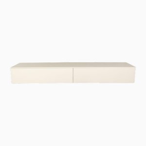 Lema Wooden Sideboard in White and Brown