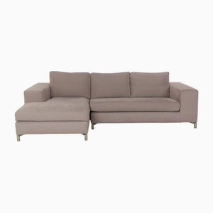 Alberta Summer Fabric Corner Sofa in Light Beige