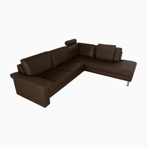 System Plus Ecksofa aus Leder in Braun von Machalke