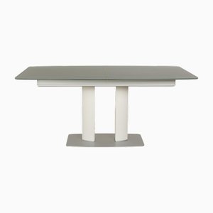 P2623 Wood Glass Dining Table in Grey Extendable from Ronald Schmitt