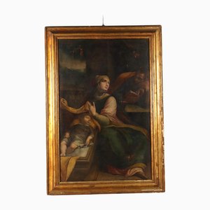 Holy Family, Oil Painting, Framed