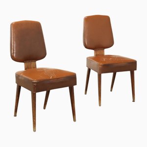 Italienische Vintage Stühle, 1950er