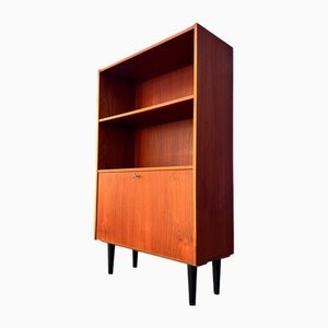 Mensola in teak con scomparto chiudibile a chiave