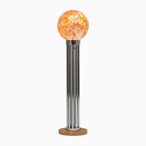 Lampadaire Globe en Verre de Murano et Marbre par Goffredo Reggiani, Italie, 1970s