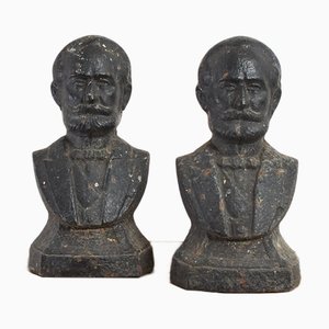 Französischer viktorianischer Iron Fire Dog Andirons Rüde