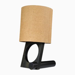 Mid-Century Modern Vladimír Nývlt Wood Table Lamp, Prague, 1970s