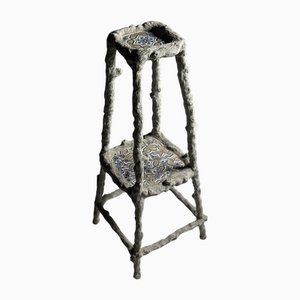 Faux Bois avec Colonne en Béton