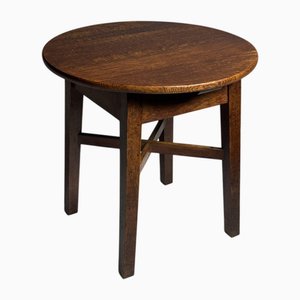English Side Table in Oak, 1900