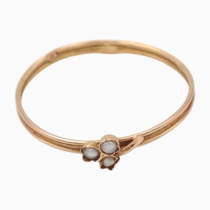 Antique Yellow Gold Clover Ring