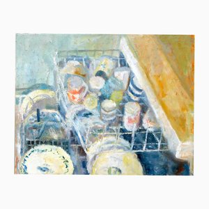 Alice Mumford, Clean Again, pintura al óleo, 2025