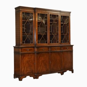 Georgianischer Vitrinenschrank mit 4 Türen