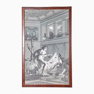 19th Century Wall Decoration En Grisaille from Dufour, Paris, France, 1820